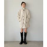 マルチウェイカーリーシャギーミディコート | Jewelobe | 詳細画像9 