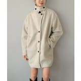 アイボリー | マルチウェイカーリーシャギーミディコート | Jewelobe