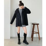 カーリーボアミディコート | Jewelobe | 詳細画像32 