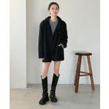 カーリーボアミディコート | Jewelobe | 詳細画像34 