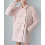 ピンク | カーリーボアミディコート | Jewelobe