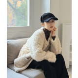 ノーカラールーズカーリーフェイクファーコート | Jewelobe | 詳細画像11 