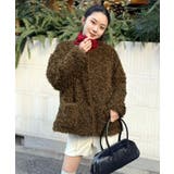 ノーカラールーズカーリーフェイクファーコート | Jewelobe | 詳細画像21 