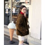 ノーカラールーズカーリーフェイクファーコート | Jewelobe | 詳細画像23 