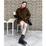 ノーカラールーズカーリーフェイクファーコート | Jewelobe | 詳細画像30 