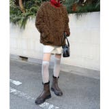 ノーカラールーズカーリーフェイクファーコート | Jewelobe | 詳細画像34 