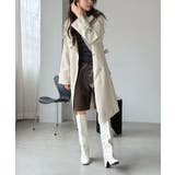 ダブルブレストルーズトレンチコート | Jewelobe | 詳細画像13 