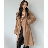 ダブルブレストルーズトレンチコート | Jewelobe | 詳細画像16 