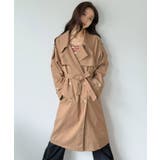 ダブルブレストルーズトレンチコート | Jewelobe | 詳細画像17 