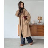 ダブルブレストルーズトレンチコート | Jewelobe | 詳細画像26 