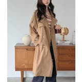 ダブルブレストルーズトレンチコート | Jewelobe | 詳細画像28 