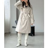 ダブルブレストルーズトレンチコート | Jewelobe | 詳細画像4 