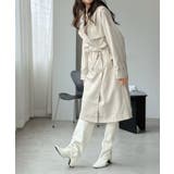 ダブルブレストルーズトレンチコート | Jewelobe | 詳細画像8 