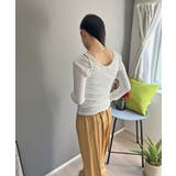 セミシアータンクトップ＆ロングスリーブトップスセットアップ | Jewelobe | 詳細画像4 