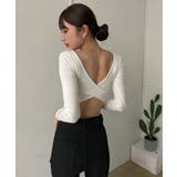 バッククロスクロップドカットソー | Jewelobe | 詳細画像6