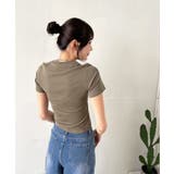 シンプルレタリングタイトチビTシャツ | Jewelobe | 詳細画像13 