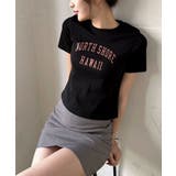 シンプルレタリングタイトチビTシャツ | Jewelobe | 詳細画像18 