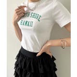 シンプルレタリングタイトチビTシャツ | Jewelobe | 詳細画像3 