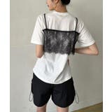 レースビスチェドッキングロゴTシャツ | Jewelobe | 詳細画像2 