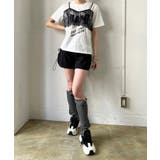 レースビスチェドッキングロゴTシャツ | Jewelobe | 詳細画像6 