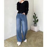 スリーブリボンセミシアーカットタイトトップス | Jewelobe | 詳細画像30 