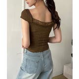 コルセットライクキャップスリーブカットトップス | Jewelobe | 詳細画像21 