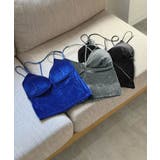 Tストラップカットベロアブラキャミソール | Jewelobe | 詳細画像39 