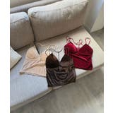 Tストラップカットベロアブラキャミソール | Jewelobe | 詳細画像41 