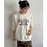 ロゴプリントルーズスウェットトップス | Jewelobe | 詳細画像1 