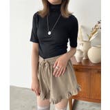 タートルネックハーフスリーブトップス | Jewelobe | 詳細画像24 