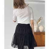 タートルネックハーフスリーブトップス | Jewelobe | 詳細画像3 