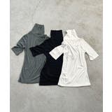 タートルネックハーフスリーブトップス | Jewelobe | 詳細画像33 