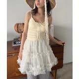 オーバーレースブラキャミソール | Jewelobe | 詳細画像9 