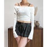 ルーズネックフードタイトカットソー | Jewelobe | 詳細画像1 