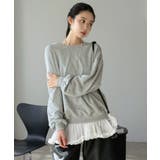 バックディープVネックボリュームウラゲプルオーバー | Jewelobe | 詳細画像1 