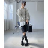 バックディープVネックボリュームウラゲプルオーバー | Jewelobe | 詳細画像11 