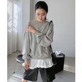 バックディープVネックボリュームウラゲプルオーバー | Jewelobe | 詳細画像2 