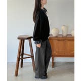 バックディープVネックボリュームウラゲプルオーバー | Jewelobe | 詳細画像20 