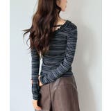 バックストラップボーダータイトカットソー | Jewelobe | 詳細画像19 