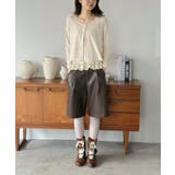 ショートカーディガン×ドットフリルキャミソールアンサンブル | Jewelobe | 詳細画像15 