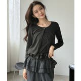 ショートカーディガン×ドットフリルキャミソールアンサンブル | Jewelobe | 詳細画像17 