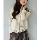 ショートカーディガン×ドットフリルキャミソールアンサンブル | Jewelobe | 詳細画像2 