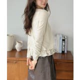 ショートカーディガン×ドットフリルキャミソールアンサンブル | Jewelobe | 詳細画像6 