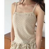 ショートカーディガン×ドットフリルキャミソールアンサンブル | Jewelobe | 詳細画像8 