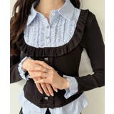 ストライプシャツドッキングカットトップス | Jewelobe | 詳細画像14