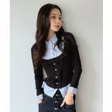 ストライプシャツドッキングカットトップス | Jewelobe | 詳細画像19