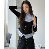ストライプシャツドッキングカットトップス | Jewelobe | 詳細画像22