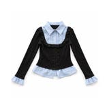 ストライプシャツドッキングカットトップス | Jewelobe | 詳細画像30