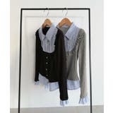 ストライプシャツドッキングカットトップス | Jewelobe | 詳細画像32