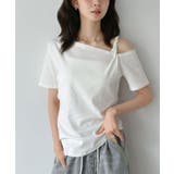 アシメオフショルトップス | Jewelobe | 詳細画像1 
